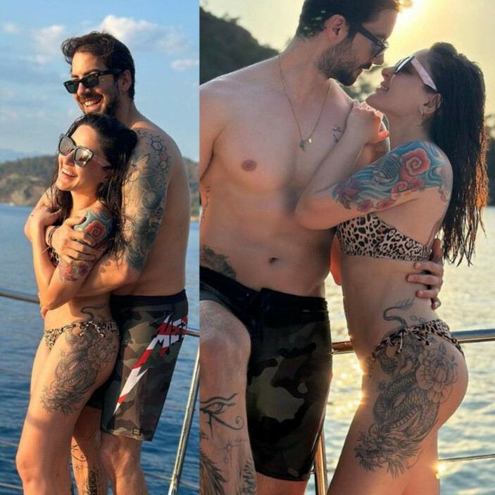 Melek Mosso Ve Serkan Sağdıç'ın Dövmeleri Dikkat Çekti