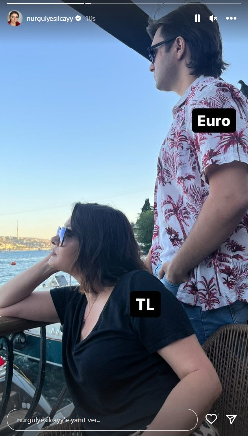 Nurgül Yeşilçay, Euro'nun Yükselişine Oğlunun Boyuyla Gönderme Yaptı