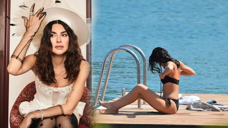 Nesrin Cavadzade Üstsüz Güneşlendi