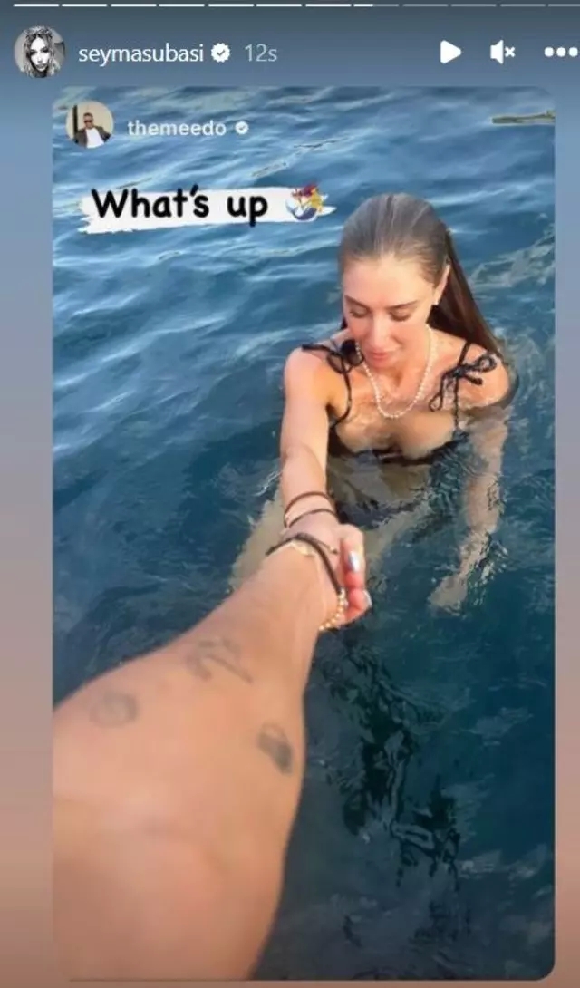 Şeyma Subaşı'nın Bikinili Pozuna Eşi Meedo'dan Sürpriz Hamle