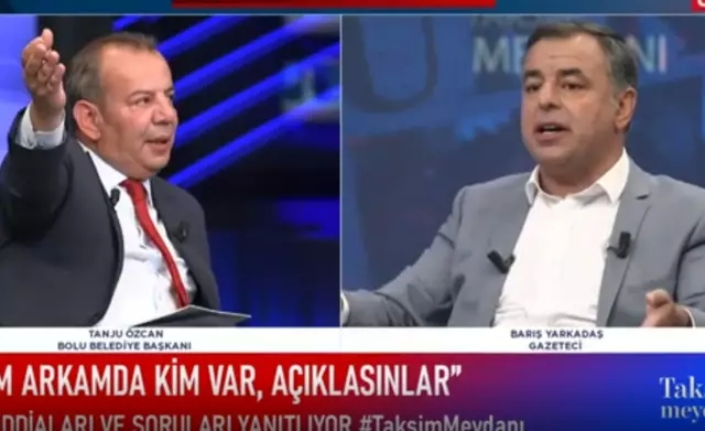 Tanju Özcan Ve Barış Yarkadaş Canlı Yayında Birbirine Girdi