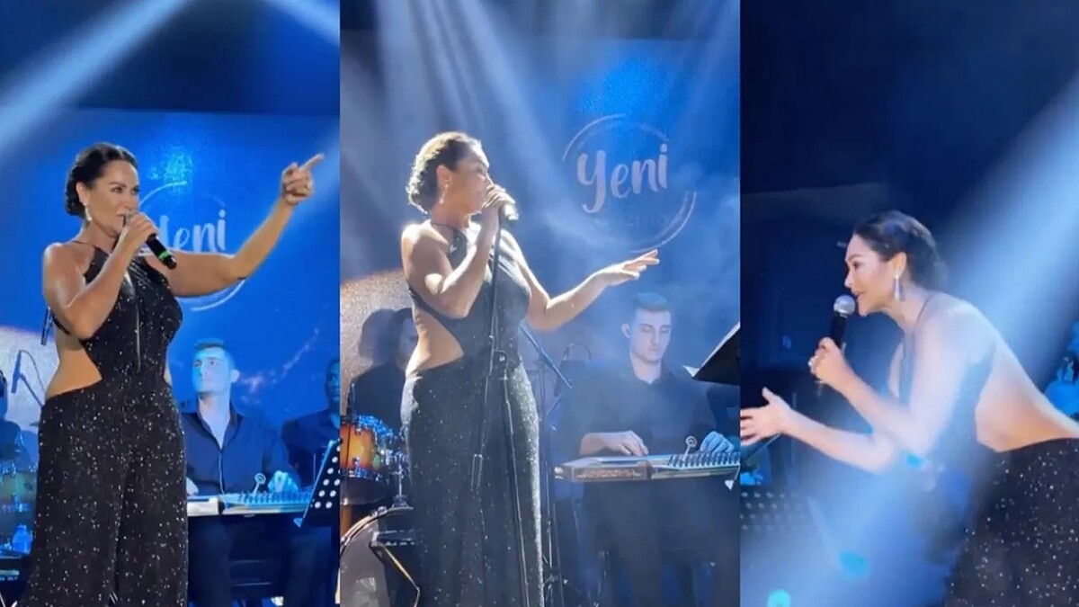 Hülya Avşar, Dekolteli Tulumuyla Sahnede Dans Etti