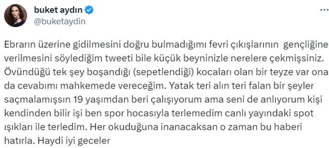 Buket Aydın Ve Yeşim Salkım Arasında Ebrar Karakurt Tartışması