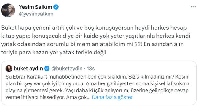 Buket Aydın Ve Yeşim Salkım Arasında Ebrar Karakurt Tartışması