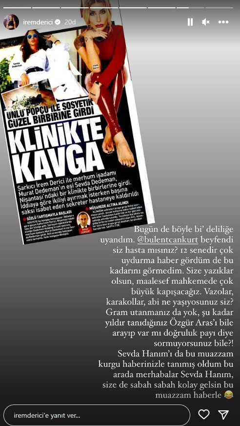 İrem Derici Ve Sevda Dedeman Arasında Kavga İddiası!