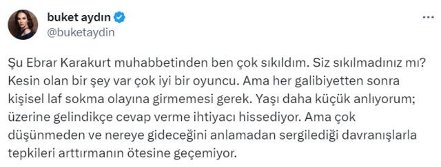 Buket Aydın Ve Yeşim Salkım Arasında Ebrar Karakurt Tartışması