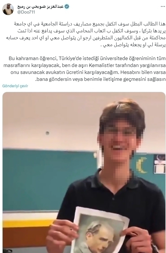 Kuveytli Abdulaziz Ramih İçin Atatürk'e Hakaret Suçlaması