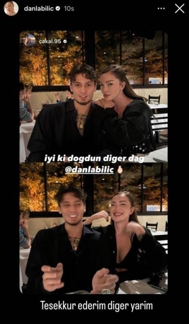 Danla Bilic'in Yeni Aşkı Rapçi Emirhan Çakal İle Dudak Dudağa Pozları Olay Oldu