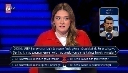 Zehra Güneş, Kim Milyoner Olmak İster'de 300 Bin Tl Kazandı!