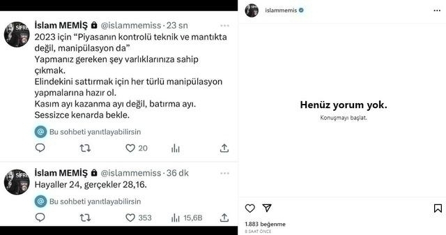Gram Altın İçin İslam Memiş'ten Kasım Ayı İçin Uyarı: Batırma Ayı Olabilir!