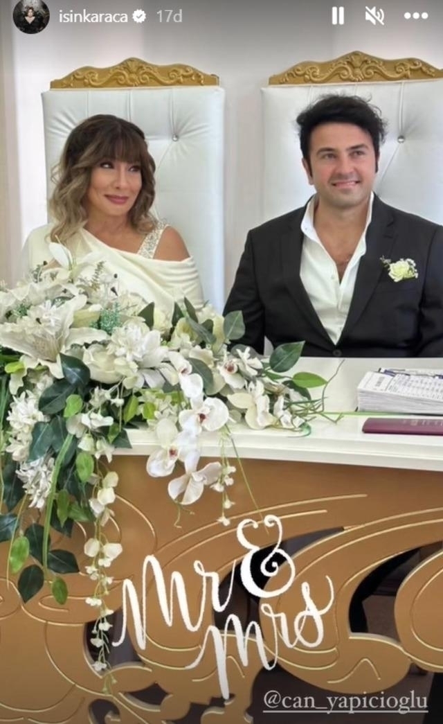 Işın Karaca  Kendinden 19 Yaş Küçük Sevgilisiyle Evlendi!