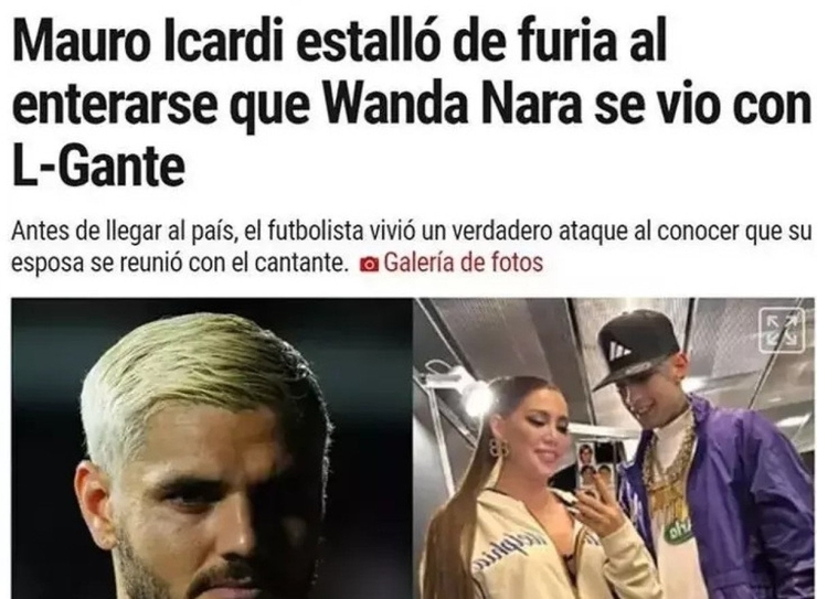 Icardi, Wanda İle L-gante Arasındaki Gizli Buluşmayı Öğrenince Çılgına Döndü!