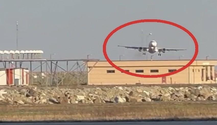 Ordu'da Fırtınada İnmeye Çalışan Thy Uçağının Videosu!