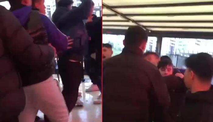 Kadıköy'de Kahve Zincirinde Müşteriler İsrail Protestocuları İle Kavga Etti!
