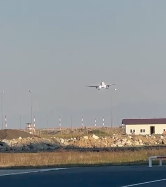 Ordu'da Fırtınada İnmeye Çalışan Thy Uçağının Videosu!