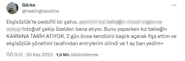 Ekşisözlük'te Skandal! Bebeğe Yapılan İstismar Görüntüleri Paylaşıldı