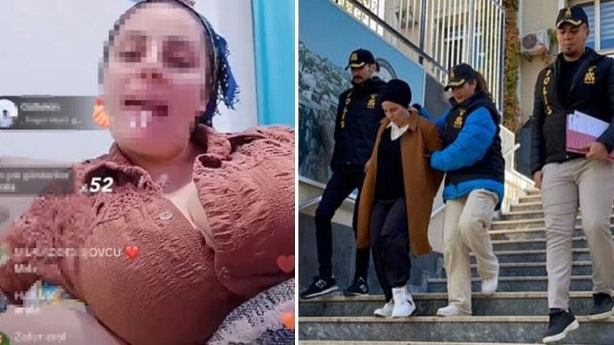 Tiktok'ta Müstehcen Yayın Yapan Laz Kızı Gözaltına Alınıp İfade Verdi!