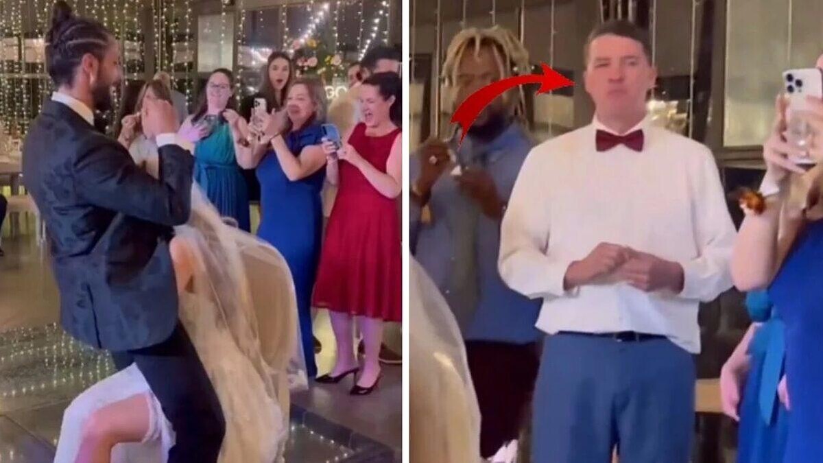 Damadın Kıvırarak Dansını Gören Gelin Babası Şaşkına Döndü