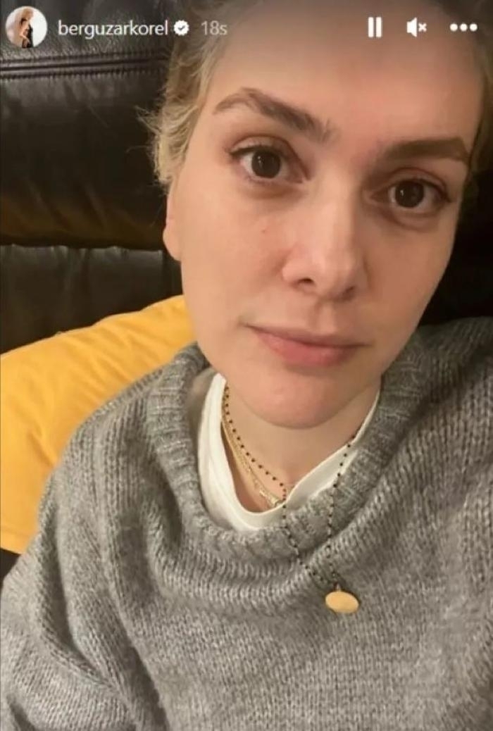 Bergüzar Korel, Makyajsız Halini Paylaştı!