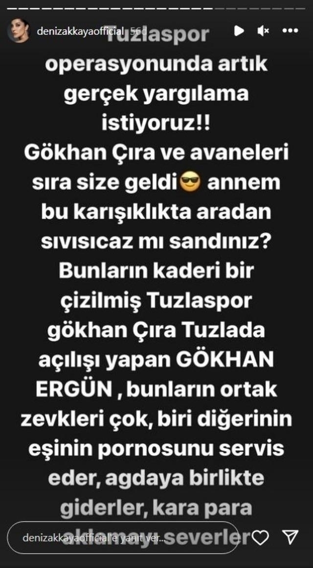 Deniz Akkaya'dan Gökhan Çıra Ve Selin Ciğerci'ye Porno Ve Kara Para İddiası!