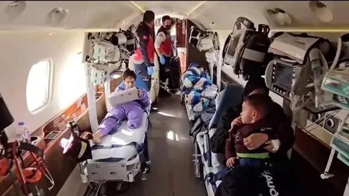 Gazze'de Yaralanan Çocuklar Tahliye Edildi! Türkiye'ye Getirildiler...