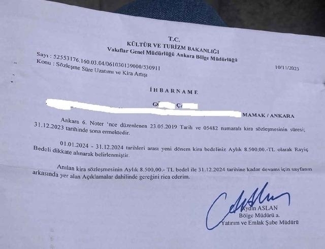Vakıflar Genel Müdürlüğü'nden Kiralara Zam! Kiracılar Yüzde 850 Artış İle Şokta...