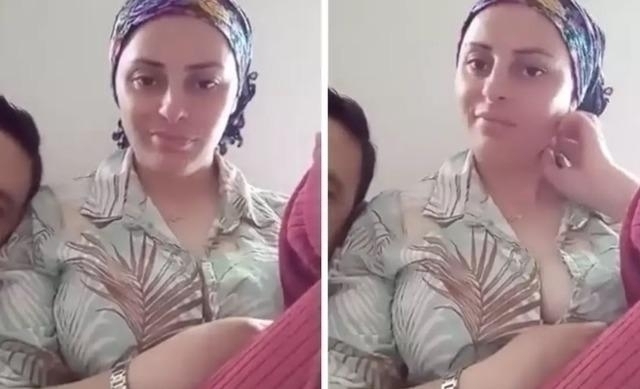 Tiktok'ta Göğüs Dekoltesi Veren Laz Kızı Kocasıyla Yayın Yaptı!