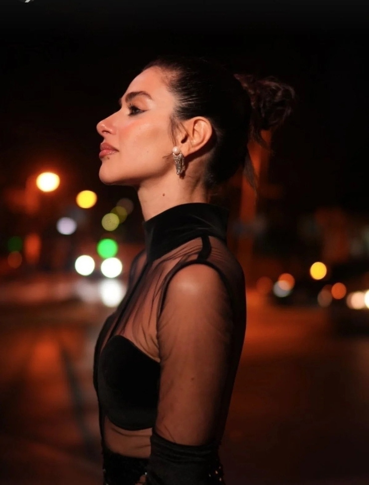 Nesrin Cavadzade, Transparan Stiliyle Törende Dikkatleri Üzerine Çekti