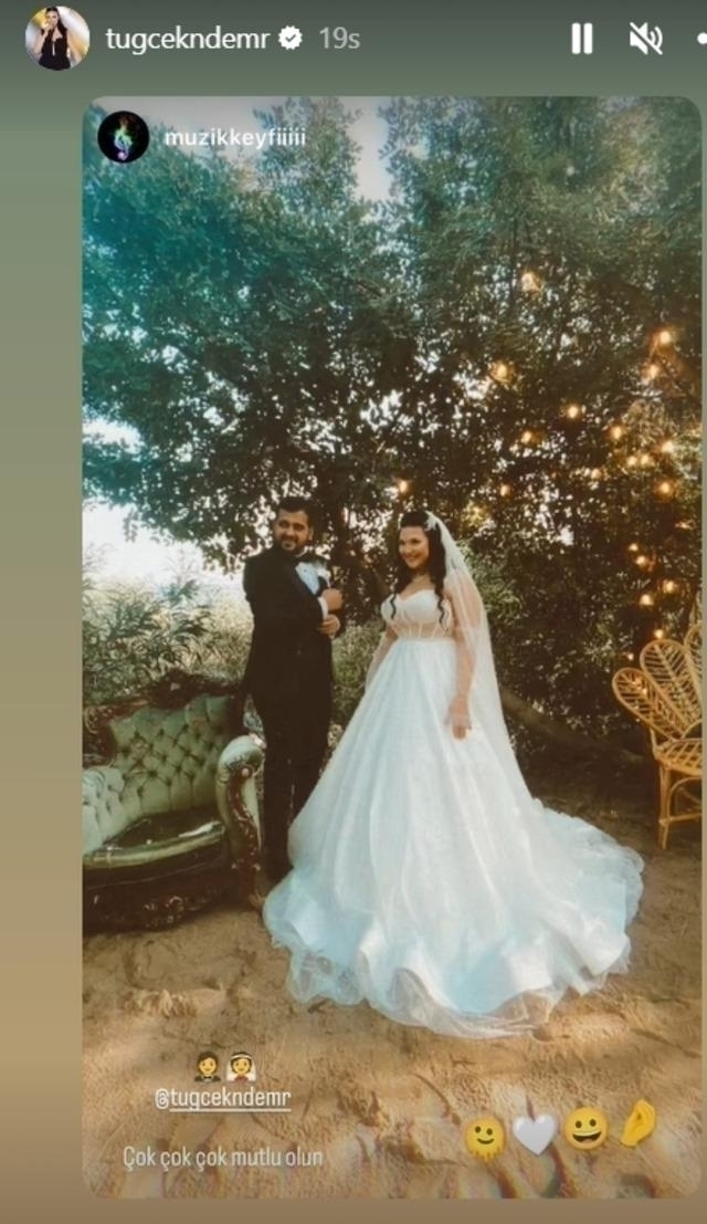 Tuğçe Kandemir, Sevgilisiyle Mersin'de Evlendi!