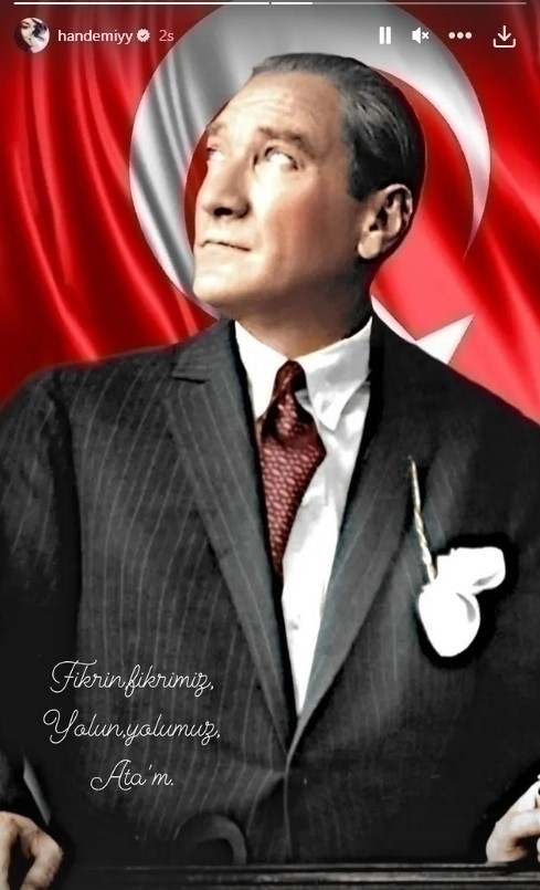 Suudi Marka, Atatürk Paylaşımı Yapan Hande Erçel İle Anlaşmasını Feshetti!