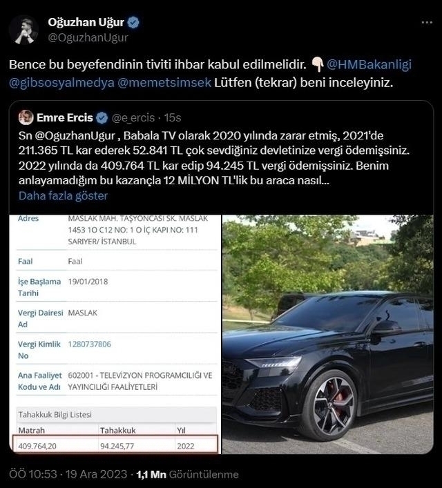 Oğuzhan Uğur Vergi Kaçırma İddialarına Cevap Verdi! "Ağzıma Ölük Ölük S…"