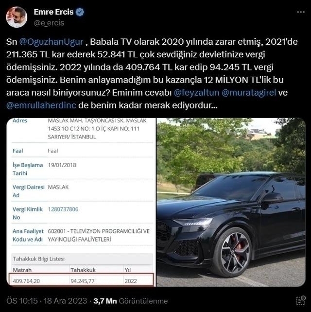 Oğuzhan Uğur Vergi Kaçırma İddialarına Cevap Verdi! "Ağzıma Ölük Ölük S…"