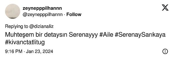 Serenay Sarıkaya'nın Aile Dizisinde Söylediği Şarkı İlgi Çekti!