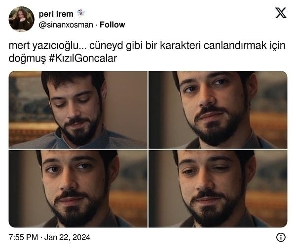 Kızıl Goncalar Dizisinde Cüneyd Karakteri İzleyiciden Tam Not Aldı!