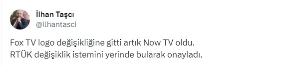 Fox Tv, Adını Ve Logosunu Değiştirdi! Fox'un Yeni Adı Now Tv Oldu...