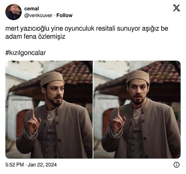 Kızıl Goncalar Dizisinde Cüneyd Karakteri İzleyiciden Tam Not Aldı!