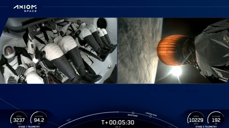 Türk Pilot Alper Gezeravcı, Spacex Uzay Aracı İle Uzaya Uçtu