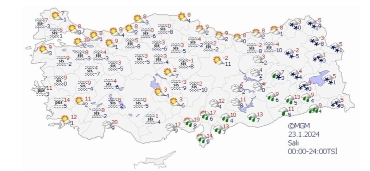 Meteoroloji, Yoğun Kar Yağışı Beklenen 28 Kenti Açıkladı!