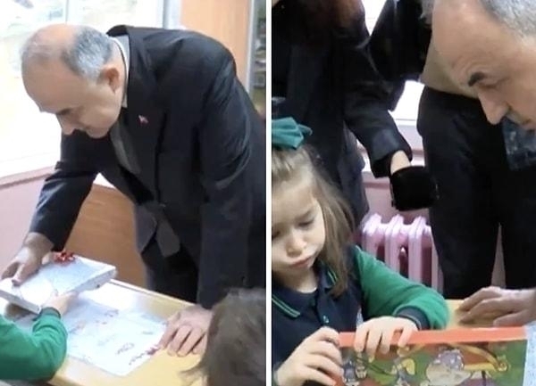 Vali'nin Kitap Hediyesi Beğenmeyen Küçük Kız Tablet İstedi!