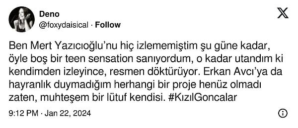 Kızıl Goncalar Dizisinde Cüneyd Karakteri İzleyiciden Tam Not Aldı!