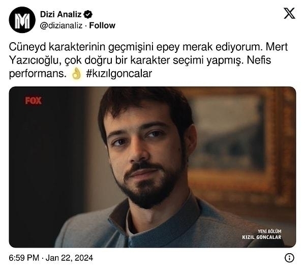 Kızıl Goncalar Dizisinde Cüneyd Karakteri İzleyiciden Tam Not Aldı!