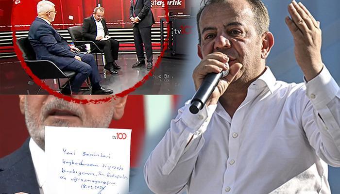 Tanju Özcan, Canlı Yayında İmzaladı! Siyaseti Bırakacağım...