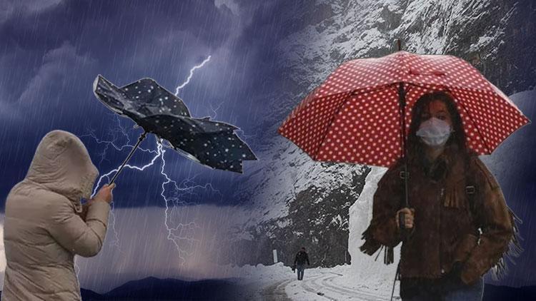 Kuvvetli Yağış Ve Kar Bekleniyor, Sıcaklıklar Düşecek! Meteoroloji'den Uyarı...