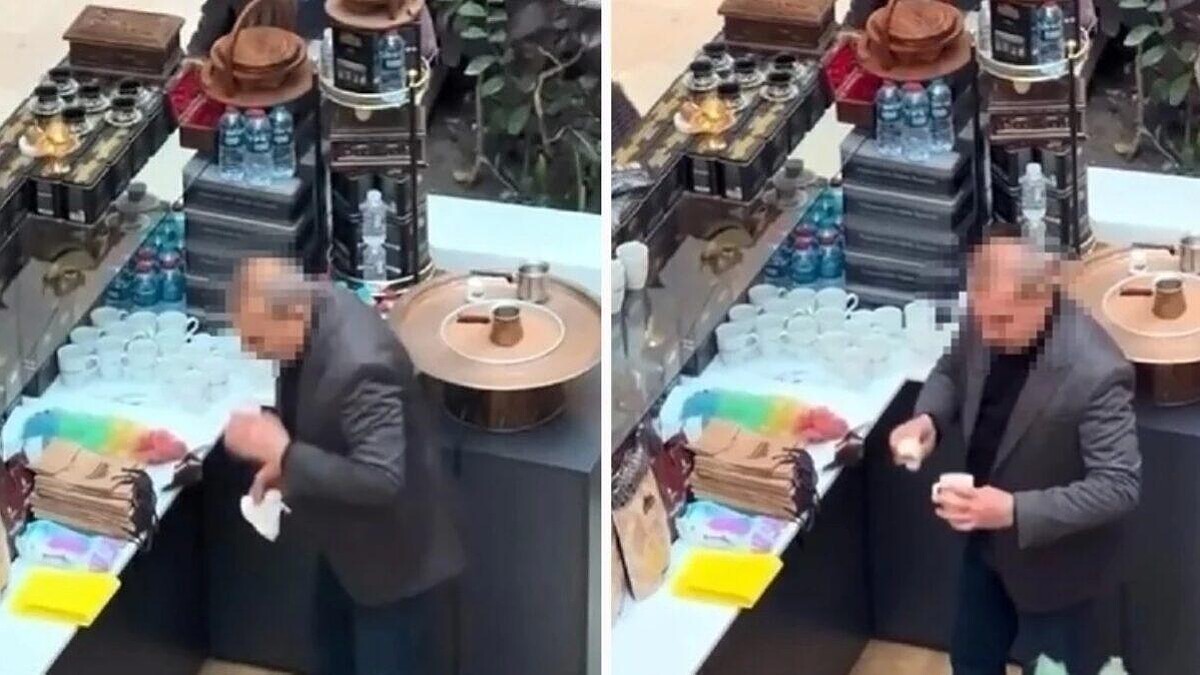 Edirne'de Kahve Dükkanında Fincanı Tükürerek Temizledi!