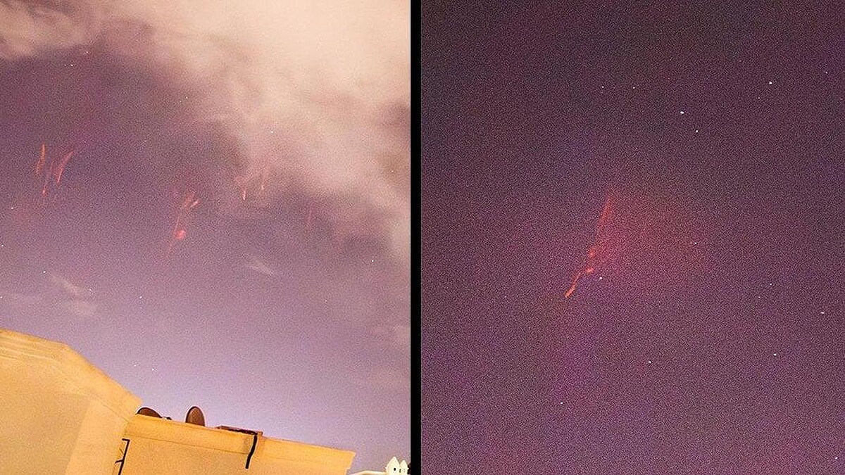 Bodrum'da Kızıl Cin: Fotoğrafçı Yıldırımı Görüntüledi!