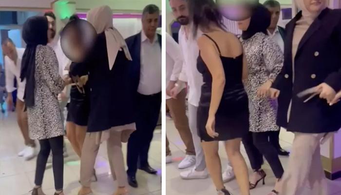 Düğün Halayında Kocasının Elini Başka Kadın Tutunca Çıldırdı!