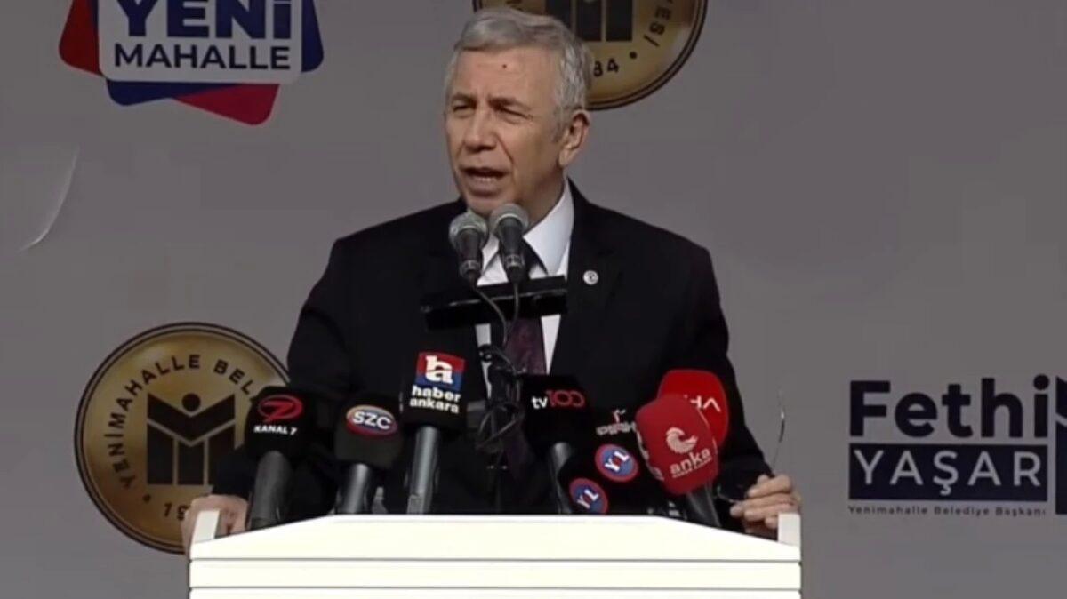 Mansur Yavaş, Konuşmasında Erdoğan'ın Laflarını Kullandı!