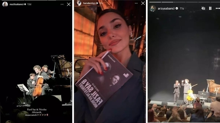 Hande Erçel Ve Arzu Sabancı Aynı Konserde Buluştu