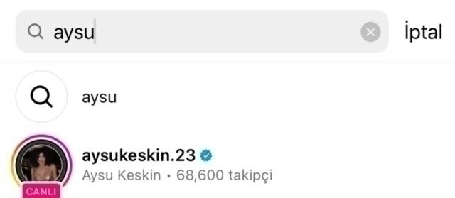 Aysu Keskin'in Instagram Canlı Yayın İddiası Gündemde