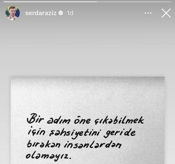Serdar Aziz'in Kadro Dışı Kalma Nedeni Belli Oldu: İşte Detaylar